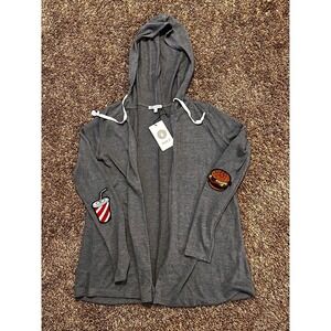 Noble‎ U Fast Food Jacket/Hoodie Women's Small w/patches